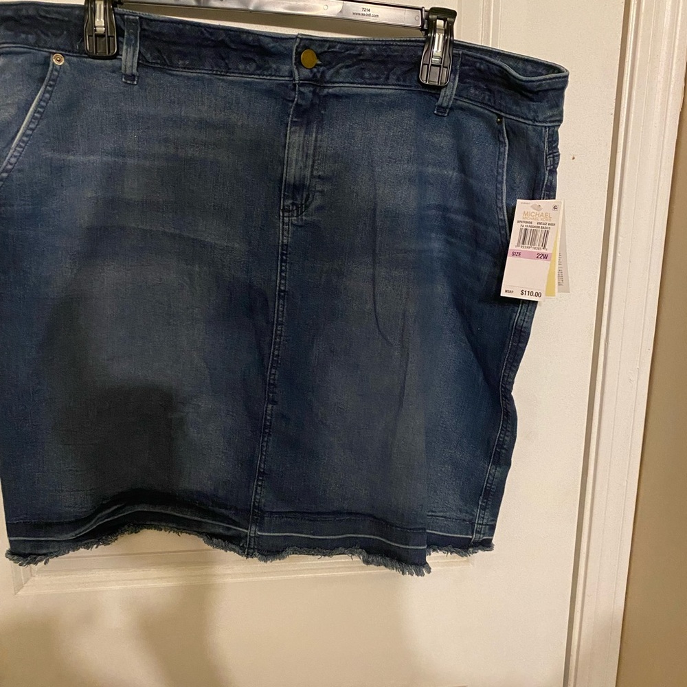 NWT Michael Kors Denim skirt